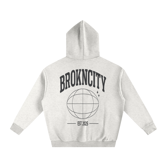 BROKNCITY Oversized Logo Hoodie