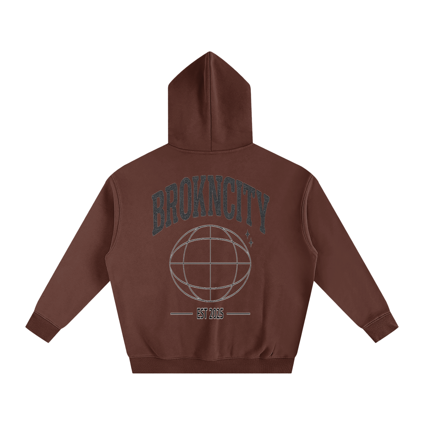 BROKNCITY Oversized Logo Hoodie