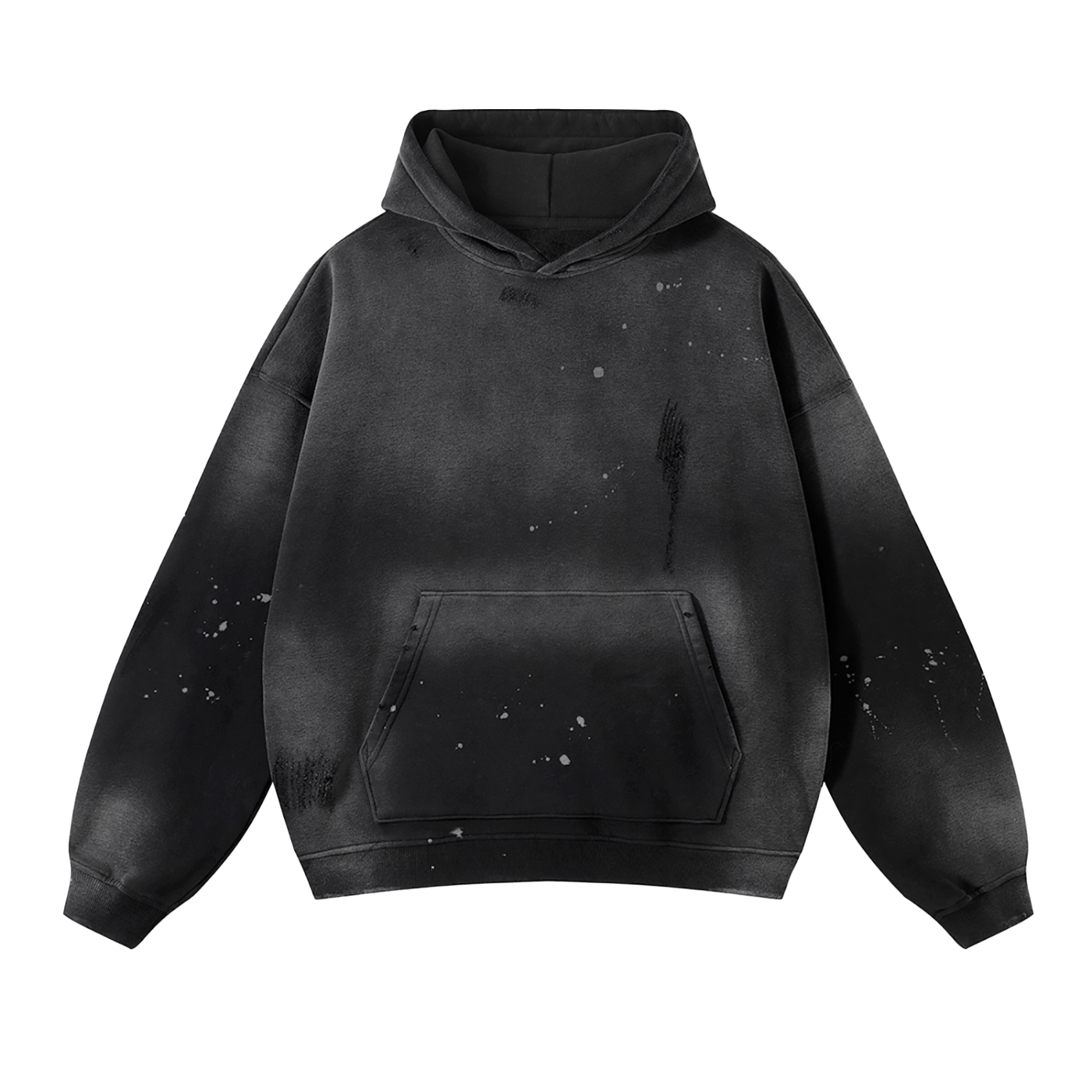 BROKNCITY Vintage Splatter Logo Hoodie