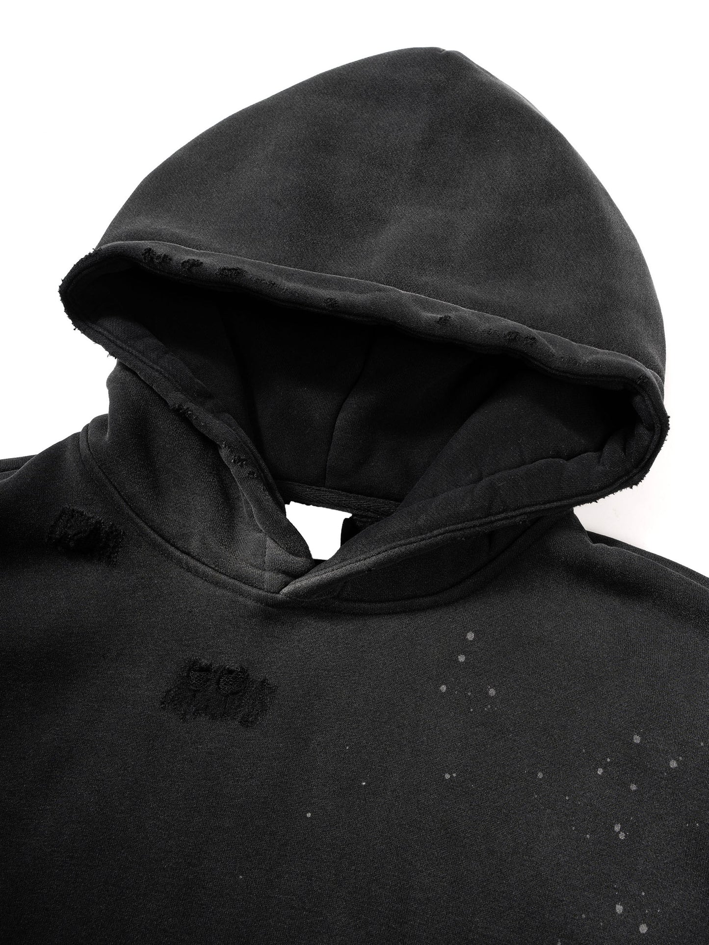 BROKNCITY Vintage Splatter Logo Hoodie