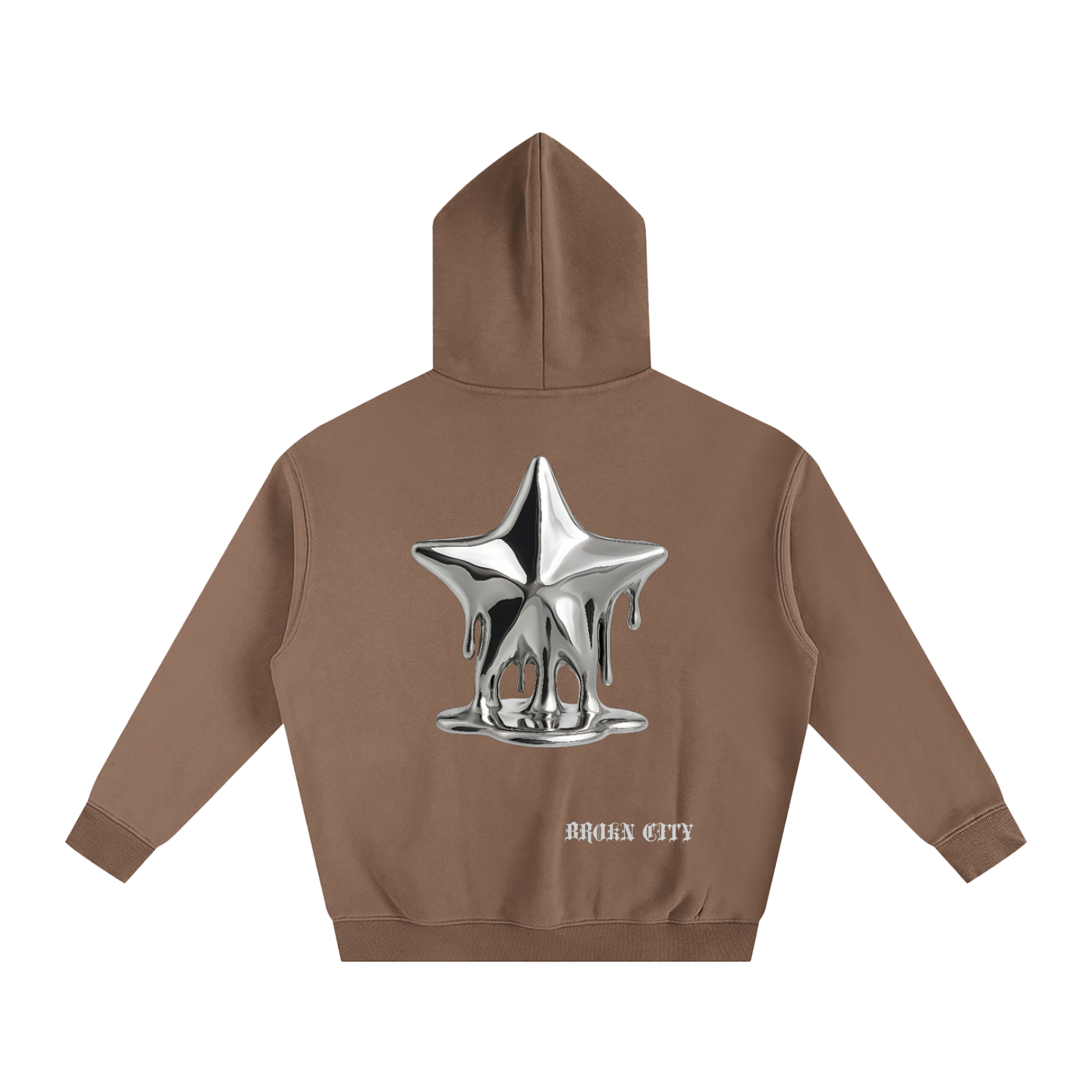 BROKNCITY " Rising Stars" Oversize Fleeced Hoodie