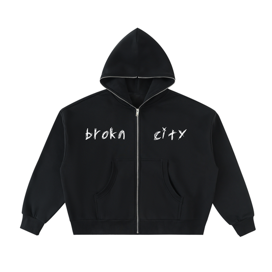 BROKNCITY Fleece Full Zip Jacket