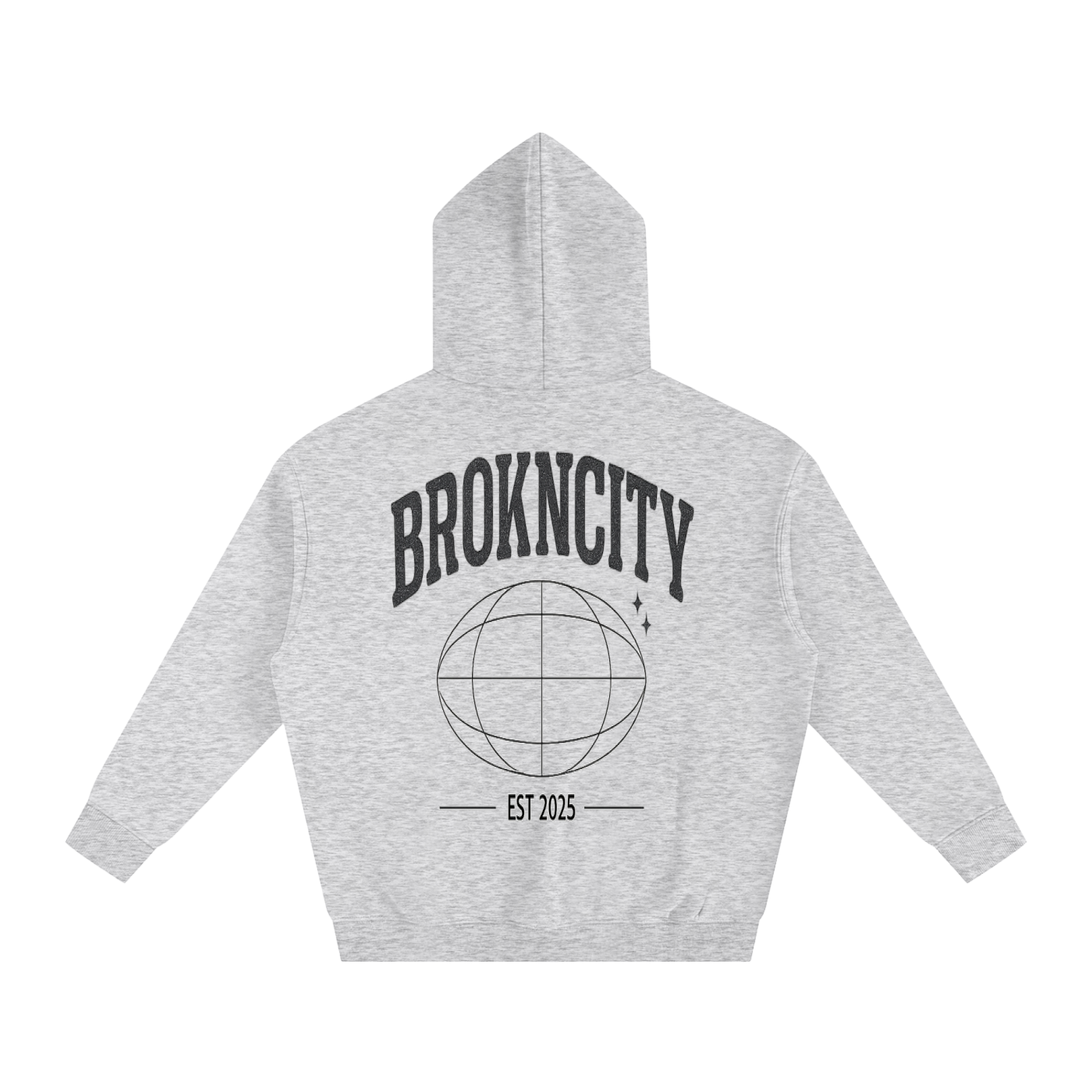 BROKNCITY Oversized Logo Hoodie