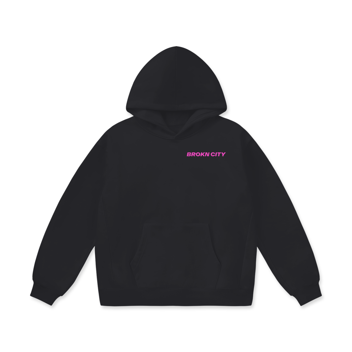 BROKNCITY "AO PINK" Oversized Heavyweight Hoodie