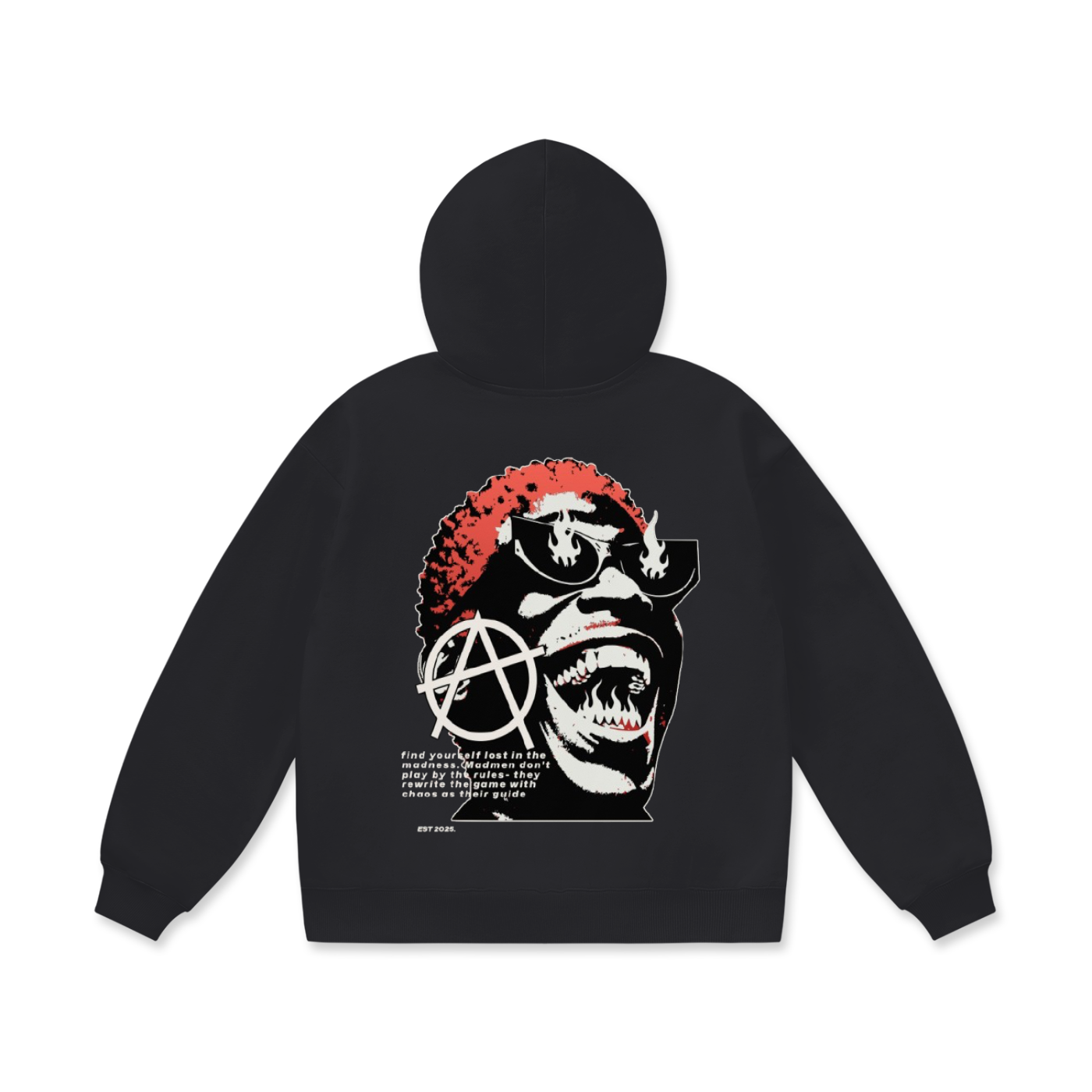 BROKNCITY "AO Red" Oversized Heavyweight Hoodie