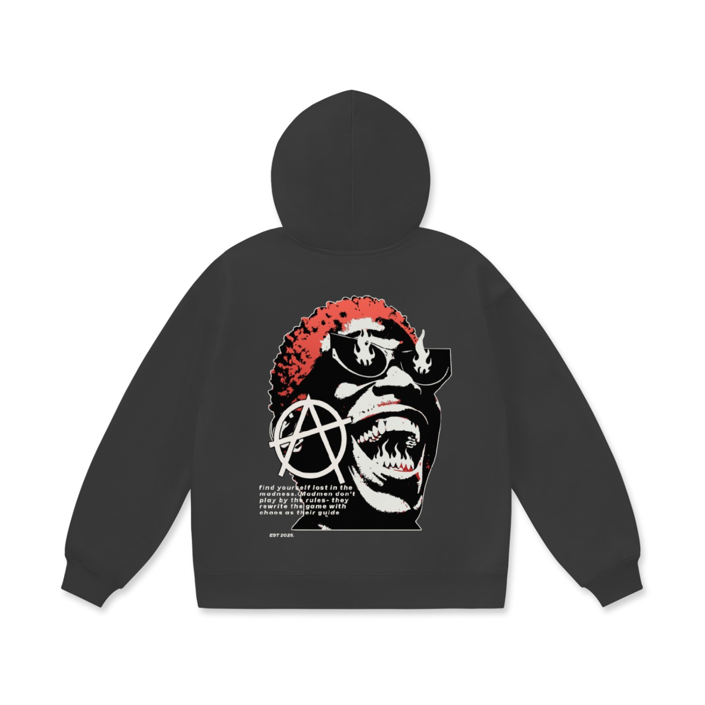 BROKNCITY "AO Red" Oversized Heavyweight Hoodie