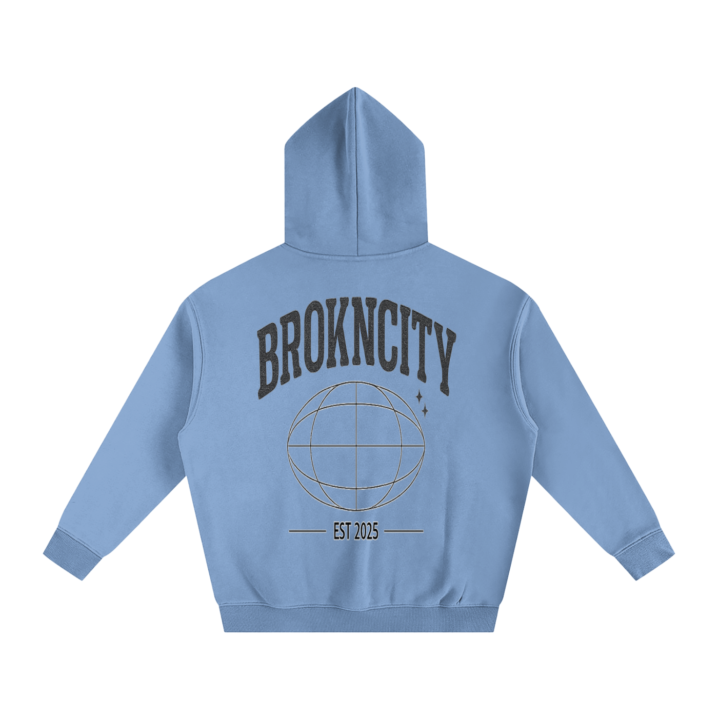 BROKNCITY Oversized Logo Hoodie