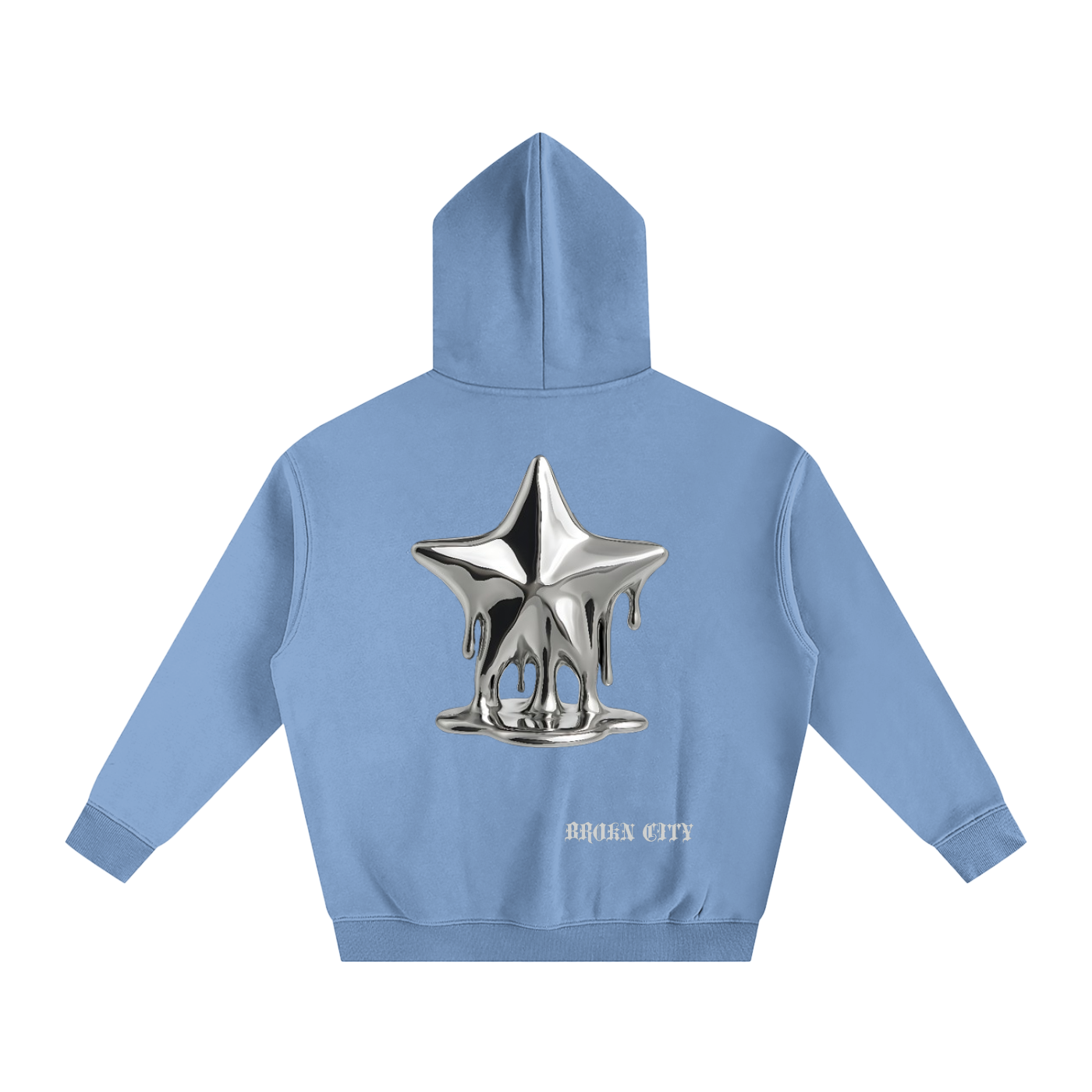 BROKNCITY " Rising Stars" Oversize Fleeced Hoodie