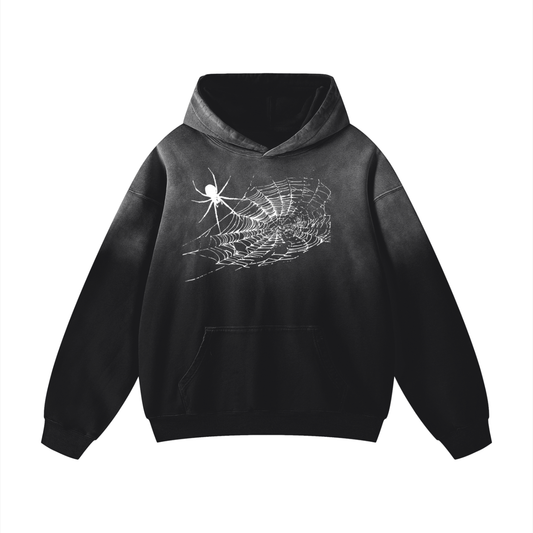 BROKNCITY Sunburst Spider Hoodie