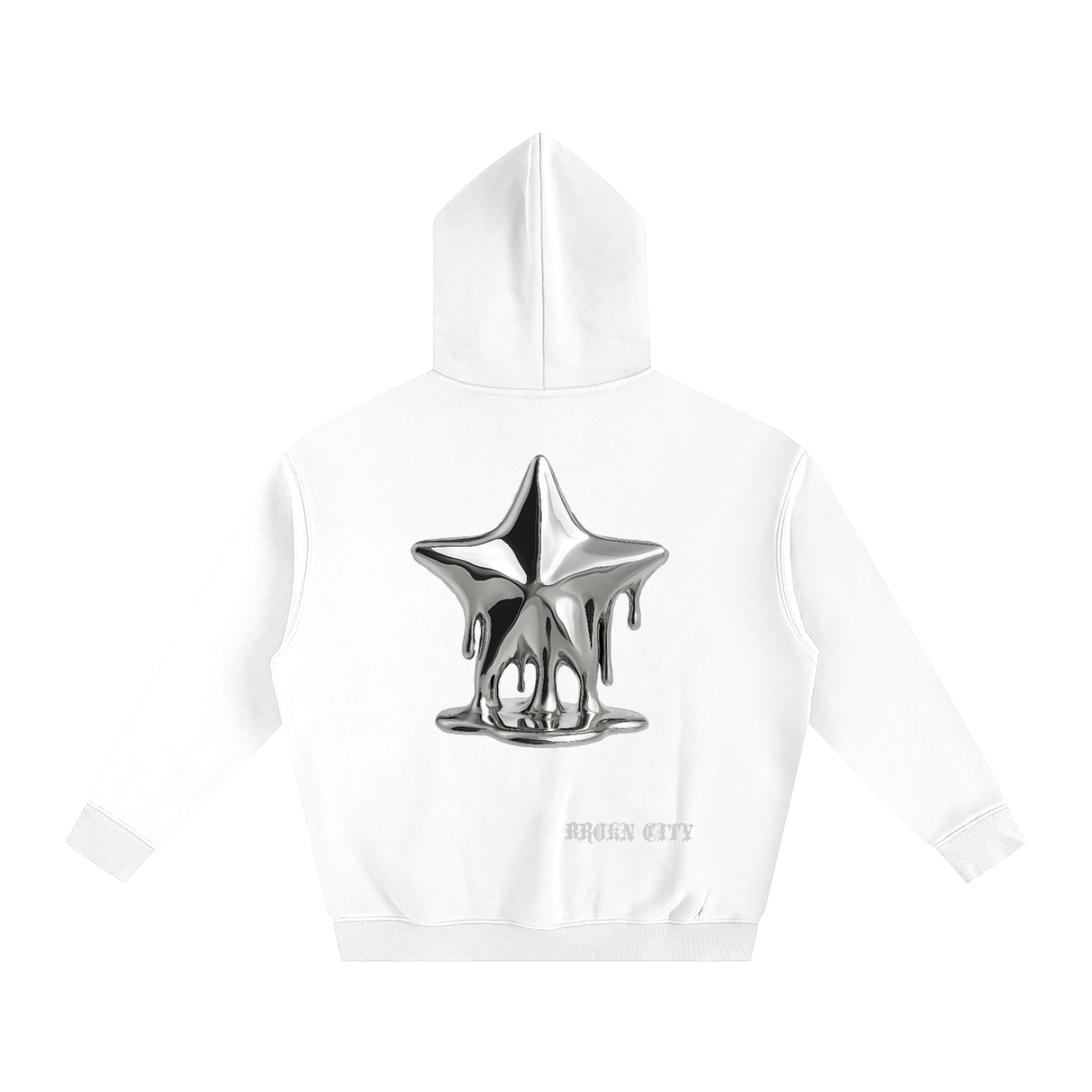 BROKNCITY " Rising Stars" Oversize Fleeced Hoodie