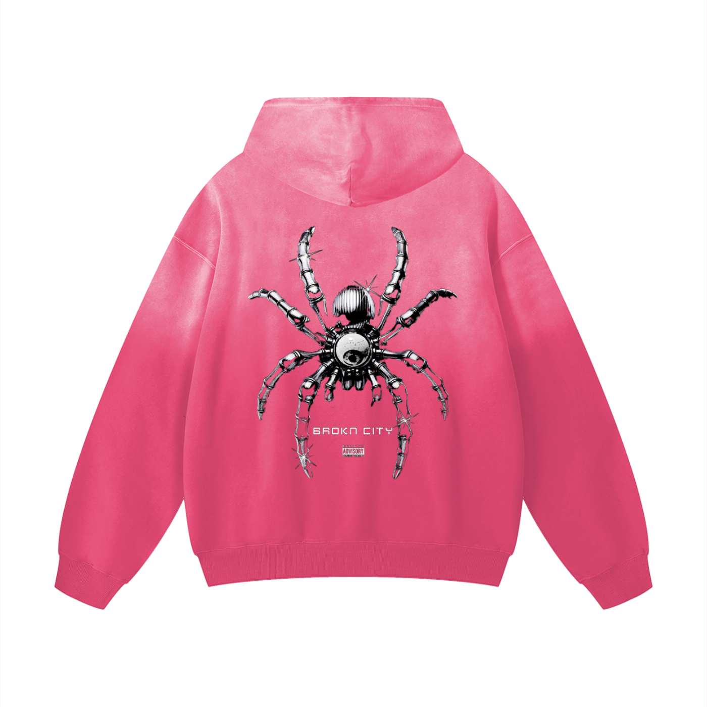 BROKNCITY Sunburst Spider Hoodie