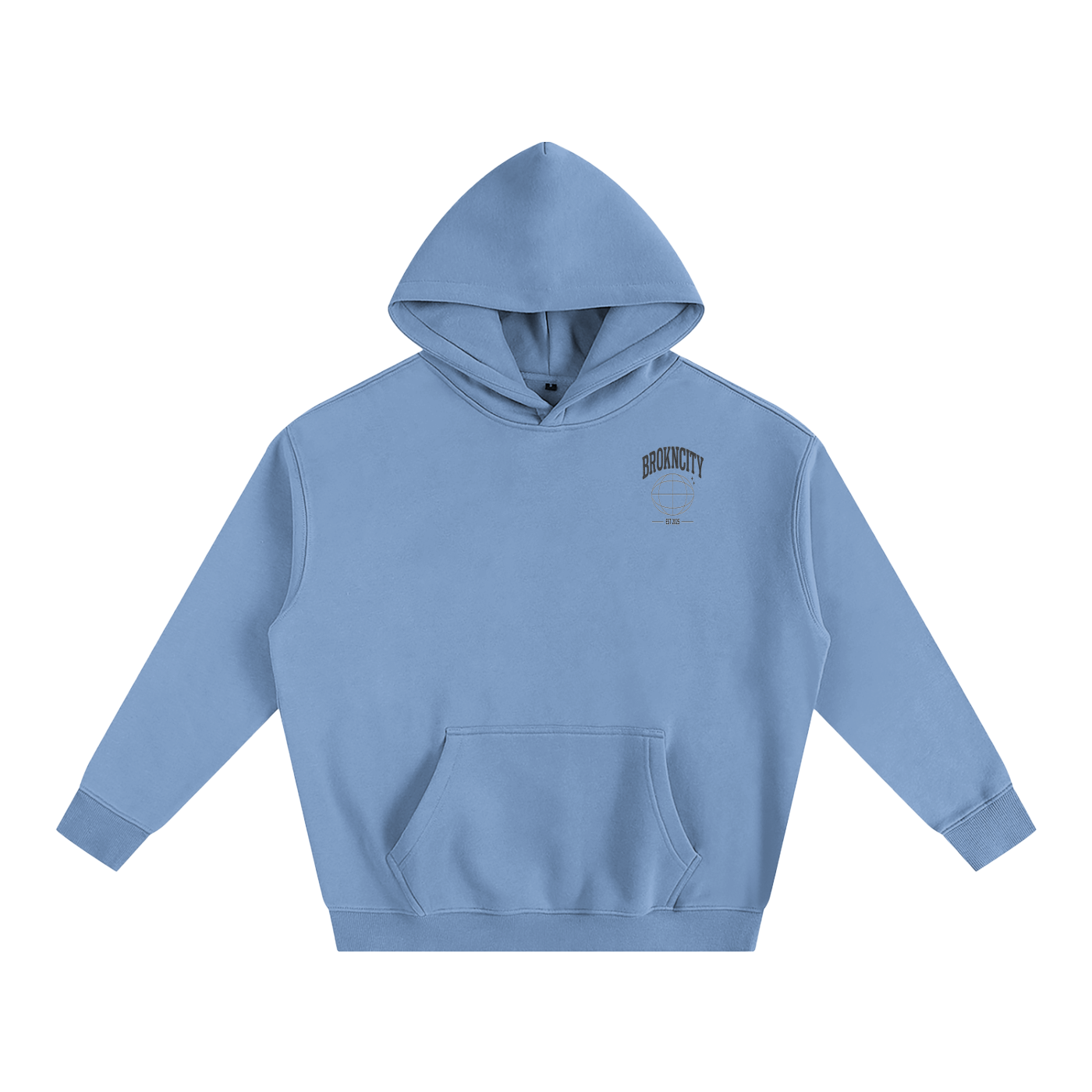 BROKNCITY Oversized Logo Hoodie