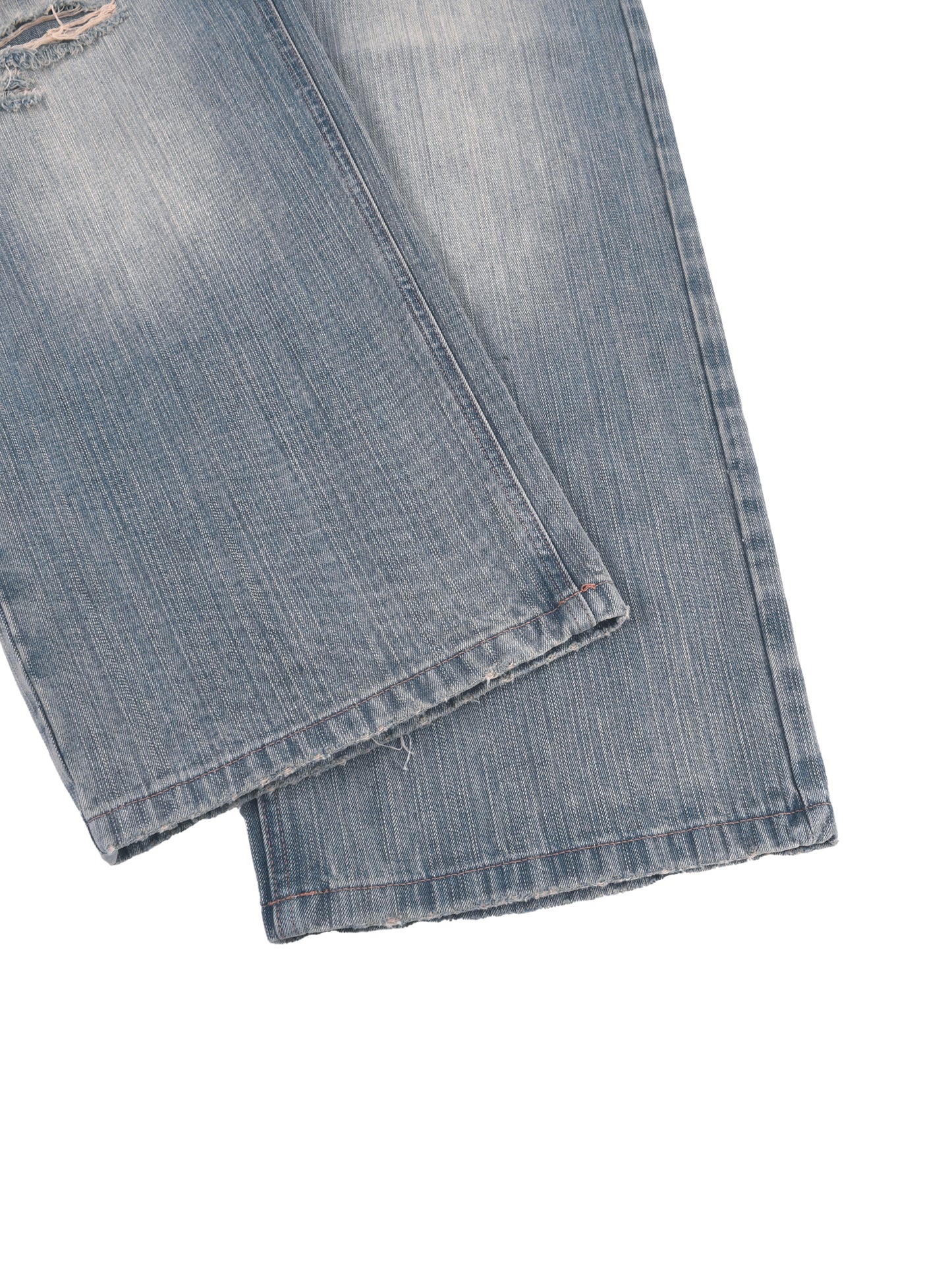 BROKNCITY Vintage Distressed Denim Jeans